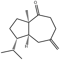 (1S,8aα)-2,3,3a,5,6,7,8,8a-Octahydro-3aα-methyl-7-methylene-1α-(1-methylethyl)azulen-4(1H)-one Structure