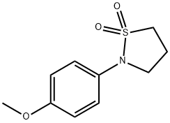 2-(4-Methoxyphenyl)isothiazolidine 1,1-dioxide Structure