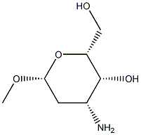 beta-D-lyxo-Hexopyranoside, methyl 3-amino-2,3-dideoxy- (9CI) Structure