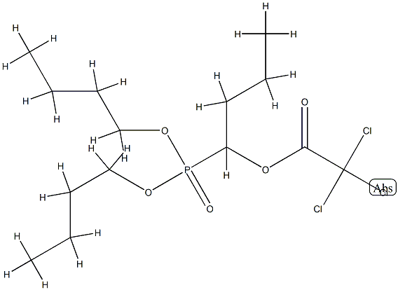 1-(Dibutoxyphosphinyl)butyl=trichloroacetate|