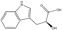 1H-Indole-3-propanoicacid,-alpha--hydroxy-,(-alpha-S)-(9CI) Struktur