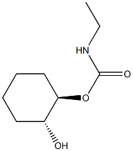 Carbamic acid, ethyl-, (1R,2R)-2-hydroxycyclohexyl ester, rel- (9CI),743477-26-1,结构式