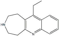 1H-Azepino[4,5-b]quinoline,11-ethyl-2,3,4,5-tetrahydro-(9CI),744145-22-0,结构式