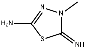 1,3,4-Thiadiazol-2-amine,4,5-dihydro-5-imino-4-methyl-(9CI) Structure