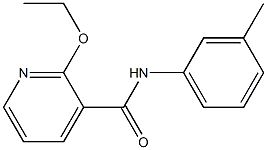 3-Pyridinecarboxamide,2-ethoxy-N-(3-methylphenyl)-(9CI) Structure