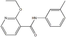 3-Pyridinecarboxamide,2-ethoxy-N-(3-methylphenyl)-(9CI) 结构式