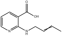 3-Pyridinecarboxylicacid,2-(2-butenylamino)-(9CI) 结构式