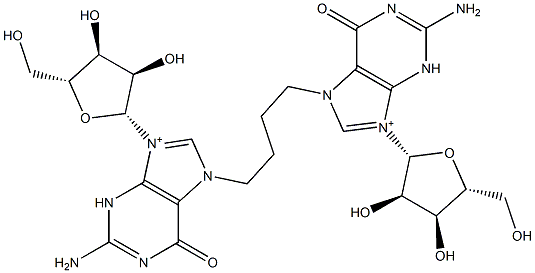 1,4-di(7-guanosyl)butane Structure
