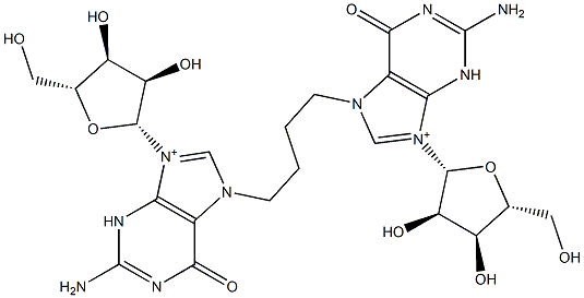 1,4-di(7-guanosyl)butane 结构式