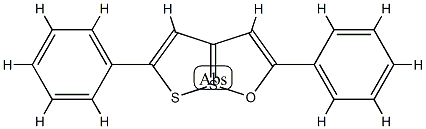2,5-ジフェニル[1,2]ジチオロ[1,5-b][1,2]オキサチオール-7-SIV 化学構造式