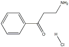 3-氨基-1-苯基丙-1-酮盐酸盐, 7495-58-1, 结构式