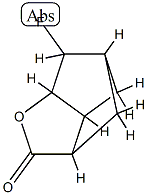 3,5-Methano-2H-cyclopenta[b]furan-2-one,6-fluorohexahydro-(9CI) 化学構造式