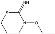 2H-1,3-Thiazin-2-imine,3-ethoxytetrahydro-(9CI) Structure
