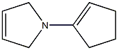 1H-Pyrrole,1-(1-cyclopenten-1-yl)-2,5-dihydro-(9CI) Structure