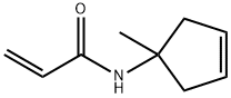 2-Propenamide,N-(1-methyl-3-cyclopenten-1-yl)-(9CI) 结构式