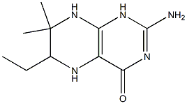 4(1H)-Pteridinone,2-amino-6-ethyl-5,6,7,8-tetrahydro-7,7-dimethyl-(9CI) 化学構造式