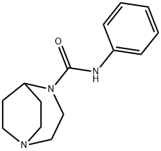 1,4-Diazabicyclo[3.2.2]nonane-4-carboxamide,N-phenyl-(9CI) Structure