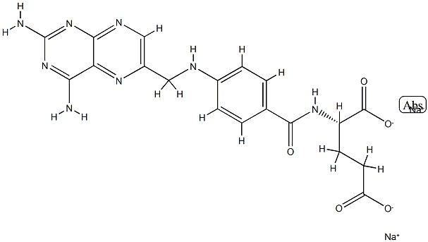Aminopterinum natricum [inn-latin],7551-06-6,结构式