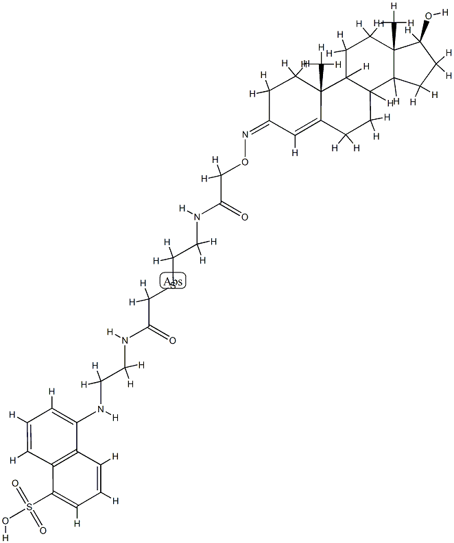 testosterone-cysteamine-DANS,75585-80-7,结构式