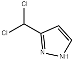 1H-Pyrazole,3-(dichloromethyl)-(9CI) 结构式