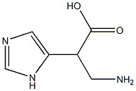 1H-Imidazole-4-aceticacid,alpha-(aminomethyl)-(9CI),757185-97-0,结构式
