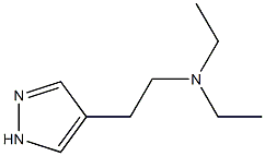 1H-Pyrazole-4-ethanamine,N,N-diethyl-(9CI) Struktur