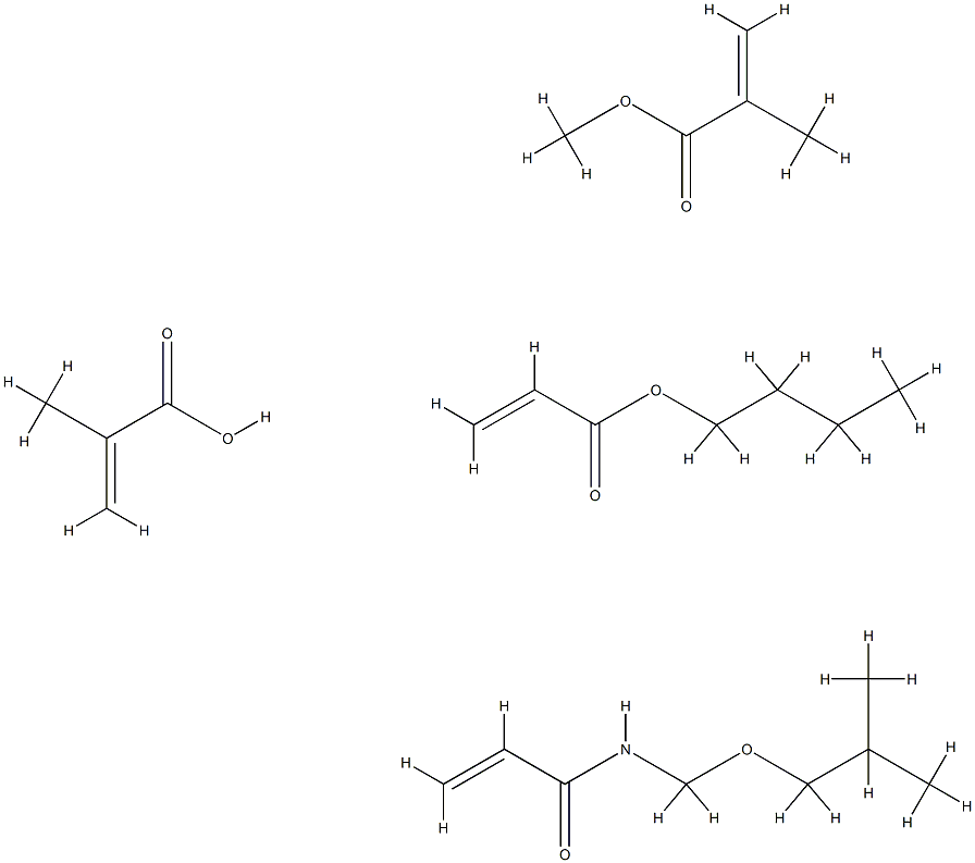2-프로펜산,2-메틸-,부틸2-프로페노에이트,메틸2-메틸-2-프로페노에이트및N-[(2-메틸프로폭시)메틸]-2-프로펜아미드가있는중합체