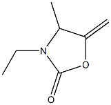 2-Oxazolidinone,3-ethyl-4-methyl-5-methylene-(9CI) Struktur