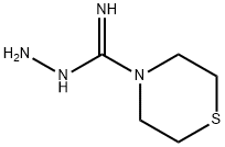 4-Thiomorpholinecarboximidicacid,hydrazide(9CI) Struktur