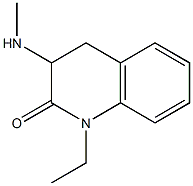 2(1H)-Quinolinone,1-ethyl-3,4-dihydro-3-(methylamino)-(9CI) Struktur