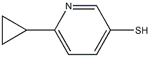 3-Pyridinethiol,6-cyclopropyl-(9CI) Struktur