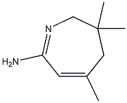 2H-Azepin-7-amine,3,4-dihydro-3,3,5-trimethyl-(9CI) Struktur