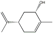 (1S)-2-Methyl-5α-isopropenyl-2-cyclohexene-1α-ol Struktur