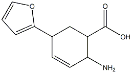 3-Cyclohexene-1-carboxylicacid,2-amino-5-(2-furanyl)-(9CI)|