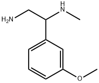 1,2-Ethanediamine,1-(3-methoxyphenyl)-N1-methyl-(9CI) 结构式