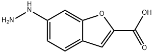 2-Benzofurancarboxylicacid,6-hydrazino-(9CI),76897-54-6,结构式