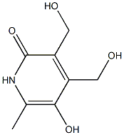 6-ヒドロキシピリドキシン 化学構造式