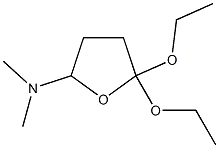 2-Furanamine,5,5-diethoxytetrahydro-N,N-dimethyl-(9CI) Struktur