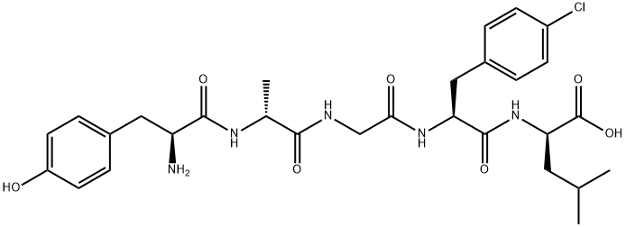 enkephalin-Leu, (Ala(2)-Cl-Phe(4))- Structure