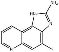 1H-Imidazo[4,5-f]quinolin-2-amine,4-methyl-(9CI) 化学構造式