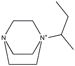 4-Aza-1-azoniabicyclo[2.2.2]octane,1-(1-methylpropyl)-(9CI) Struktur
