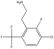 2-(3-chloro-2-fluoro-6-(trifluoromethyl)phenyl)ethanamine Structure