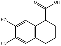 1-Naphthalenecarboxylicacid,1,2,3,4-tetrahydro-6,7-dihydroxy-(9CI) Structure