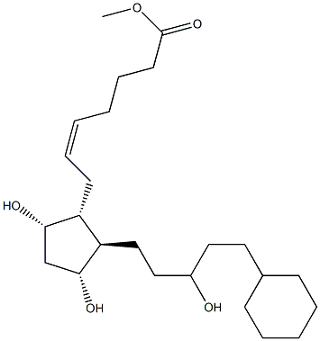 18,19,20-trinor-17-cyclohexyl-13,14-dehydroprostaglandinF2alpha메틸에스테르