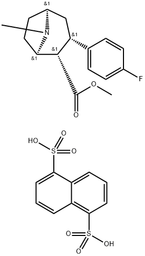 β-CFT naphthalenedisulfonate monohydrate Structure