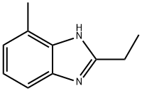 1H-Benzimidazole,2-ethyl-4-methyl-(9CI),77303-09-4,结构式