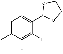 1,3-Dioxolane,2-(2,3-difluoro-4-methylphenyl)-(9CI) Structure