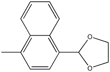 1,3-Dioxolane,2-(4-methyl-1-naphthalenyl)-(9CI) 结构式