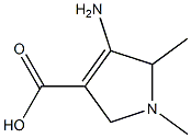 1H-Pyrrole-3-carboxylicacid,4-amino-2,5-dihydro-1,5-dimethyl-(9CI) 结构式