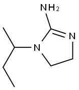 1H-Imidazol-2-amine,4,5-dihydro-1-(1-methylpropyl)-(9CI) Structure